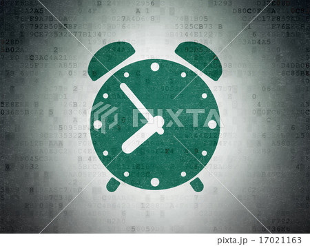 Time concept: Alarm Clock on Digital Paper background 17021163