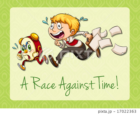 Idiom race against time 17022363
