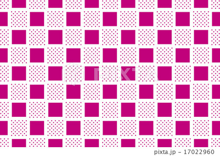 背景素材壁紙 タイル ブロック ドット 点々 斑点 水玉模様 ポッカドット 四角形 正方形 スクエアのイラスト素材