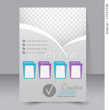 Flyer template. Business brochure. A4 poster. Flyer template. Business brochure. A4 poster. 17024506