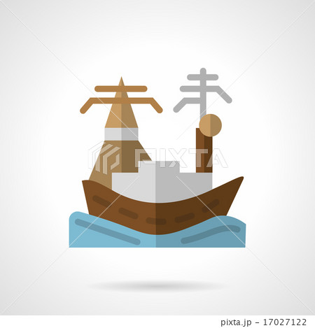 Harbor flat vector icon Harbor flat vector icon 17027122