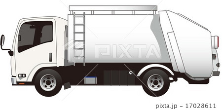 塵芥車のイラスト素材