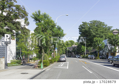 代官山 旧山手通りの写真素材