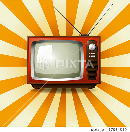 Retro television with starburst Retro television with starburst 17034319