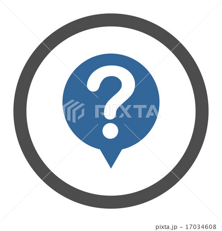 Status flat cobalt and gray colors rounded raster icon 17034608