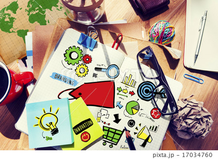 Branding Trademark Marketing Strategy Planning Concept Branding Trademark Marketing Strategy Planning Concept 17034760