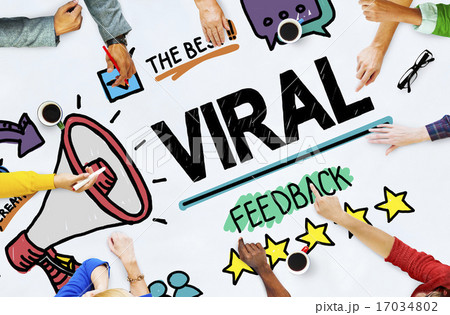 Viral Marketing Spread Review Event Feedback Concept Viral Marketing Spread Review Event Feedback Concept 17034802