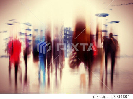 Business People Rush Hour Walking Commuting City Concept Business People Rush Hour Walking Commuting City Concept 17034804