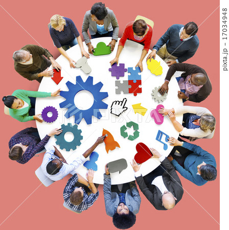 Global Communications Connection Corporate Concept 17034948