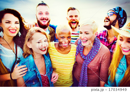 Celebration Cheerful Enjoying Party Leisure Happiness Concept 17034949