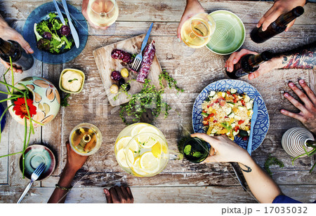 Food Beverage Party Meal Drink Concept Food Beverage Party Meal Drink Concept 17035032