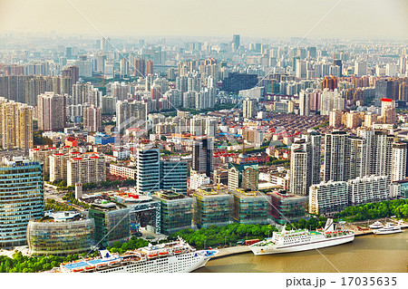 Beautiful view skyscrapers, Shanghai Beautiful view skyscrapers, Shanghai 17035635