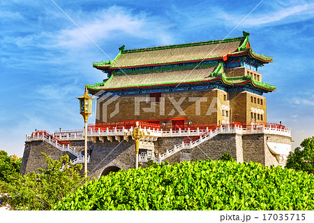 Beautiful Zhengyangmen Gate (Qianmen Gate ).  17035715