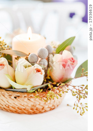 nice flowers and candle 17036619