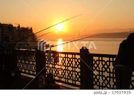Fishermen On Galata Bridge 17037939
