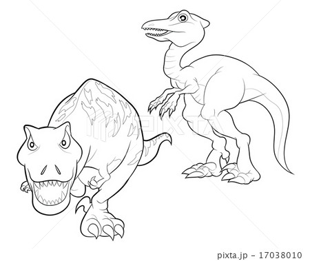 dinosaur cartoon lineart 17038010