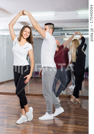 people having dancing class 17040094