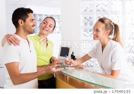 couple in clinic family planning couple in clinic family planning 17040135