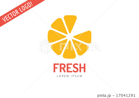 Lime or lemon fruit drink logo icon template design. Fresh juice, drink, yellow color and splash 17041291