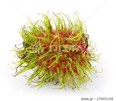 Rambutan is a fruit with sweet red shell Rambutan is a fruit with sweet red shell 17045148