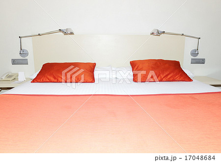 The bedroom in luxury hotel, Costa Dorada, Spain The bedroom in luxury hotel, Costa Dorada, Spain 17048684