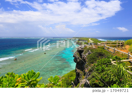東平安名崎 夏 台風来島直前 東平安名崎 夏 台風来島直前 17049721
