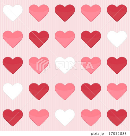 Seamless pattern red and white hearts on a pink Seamless pattern red and white hearts on a pink 17052883