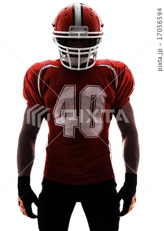 Rugby player standing straight  17056594