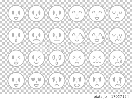 面部表情圖標灰色 17057134