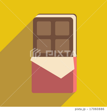 Flat with shadow icon and mobile application ice cream cake Flat with shadow icon and mobile application ice cream cake 17060886