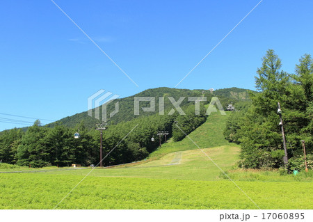 安達太良山の夏のスキー場 安達太良山の夏のスキー場 17060895