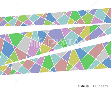 ステンドグラス風背景素材のイラスト素材