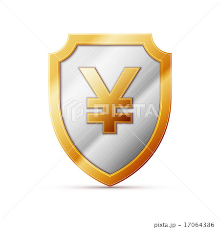 shield with JPY sign 17064386