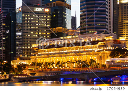 Singapore Cityscape at night  17064989