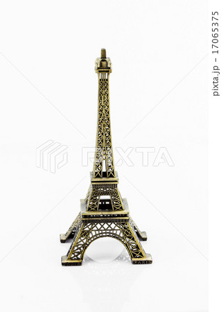 Eiffel tower model isolated on white background 17065375