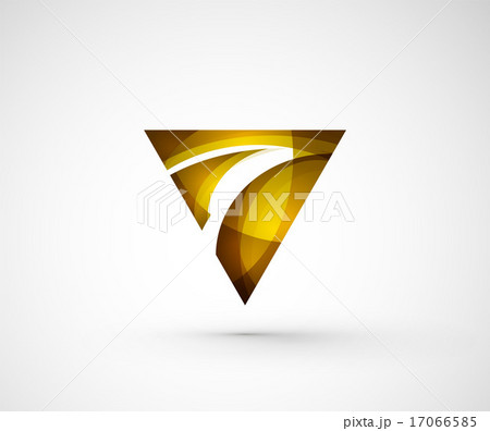Abstract geometric company logo triangle, arrow 17066585