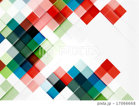 Square shape mosaic pattern design. Universal modern composition Square shape mosaic pattern design. Universal modern composition 17066668