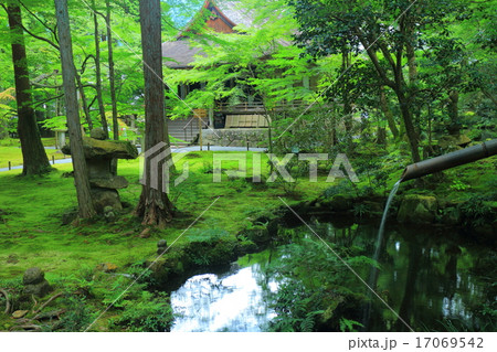 三千院 往生極楽院の写真素材