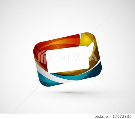 Abstract geometric company logo frame, screen Abstract geometric company logo frame, screen 17072330