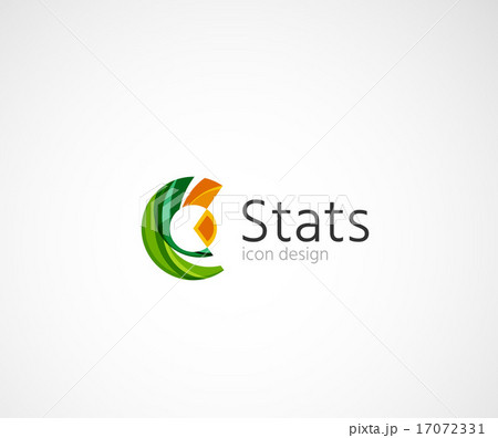 Statistics company logo design. Vector illustration.  Statistics company logo design. Vector illustration.  17072331