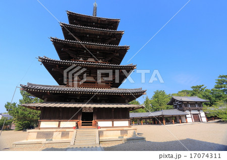法隆寺　五重塔 17074311