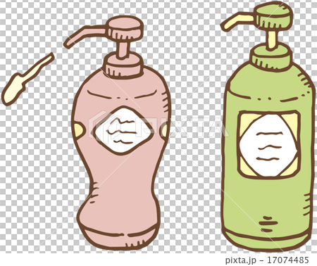 シャンプーとリンスのイラスト素材
