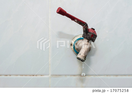 water drop from water tap 17075258