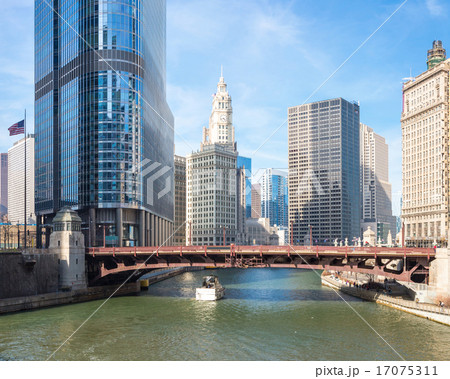 Chicago downtown panorama Chicago downtown panorama 17075311