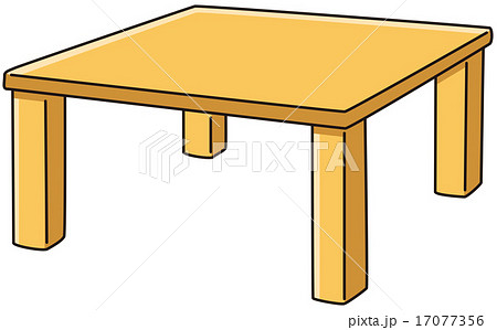 足短つくえのイラスト素材