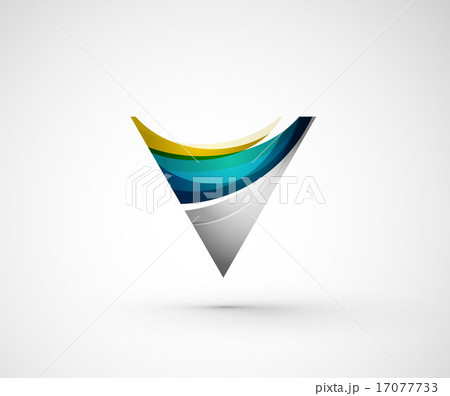 Abstract geometric company logo triangle, arrow 17077733