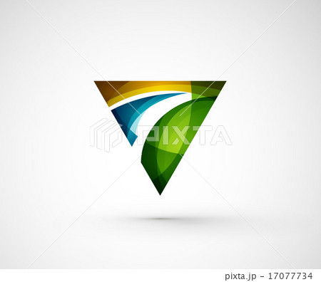 Abstract geometric company logo triangle, arrow Abstract geometric company logo triangle, arrow 17077734