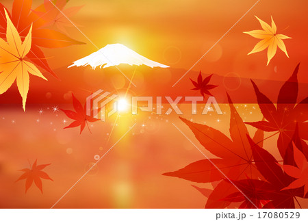 もみじ 紅葉 背景 のイラスト素材