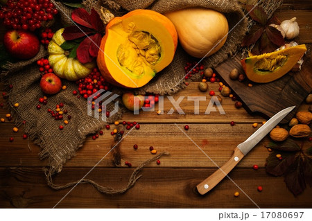Thanksgiving day autumnal still life 17080697