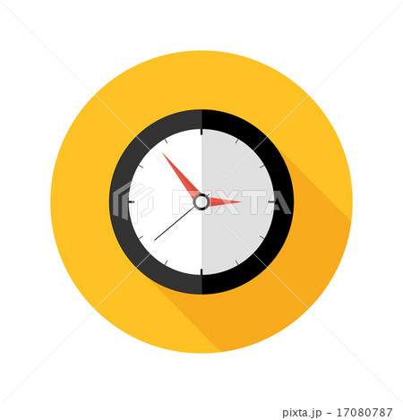 Deadline Clock Flat Circle Icon Deadline Clock Flat Circle Icon 17080787